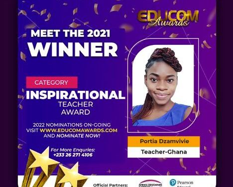 Teacher and advocate for Girl child education honored by the Education Community Awards Teacher and advocate for Girl child education honored by the Education Community Awards