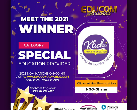 Clicks Africa Foundation honored for its efforts in providing skills to children with Autism and other intellectual disabilities. Clicks Africa Foundation honored for its efforts in providing skills to children with Autism and other intellectual disabilities.